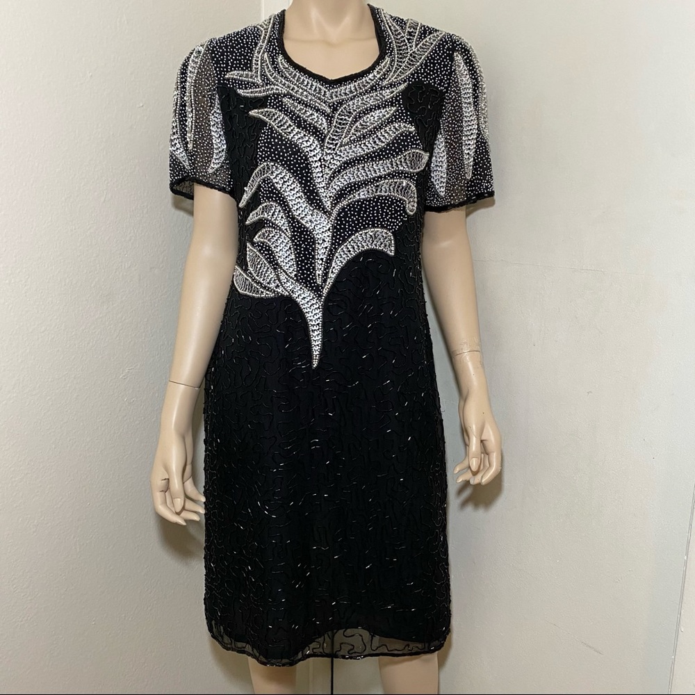 Vintage Nelly’s Women’s Evening Casual Black Dress